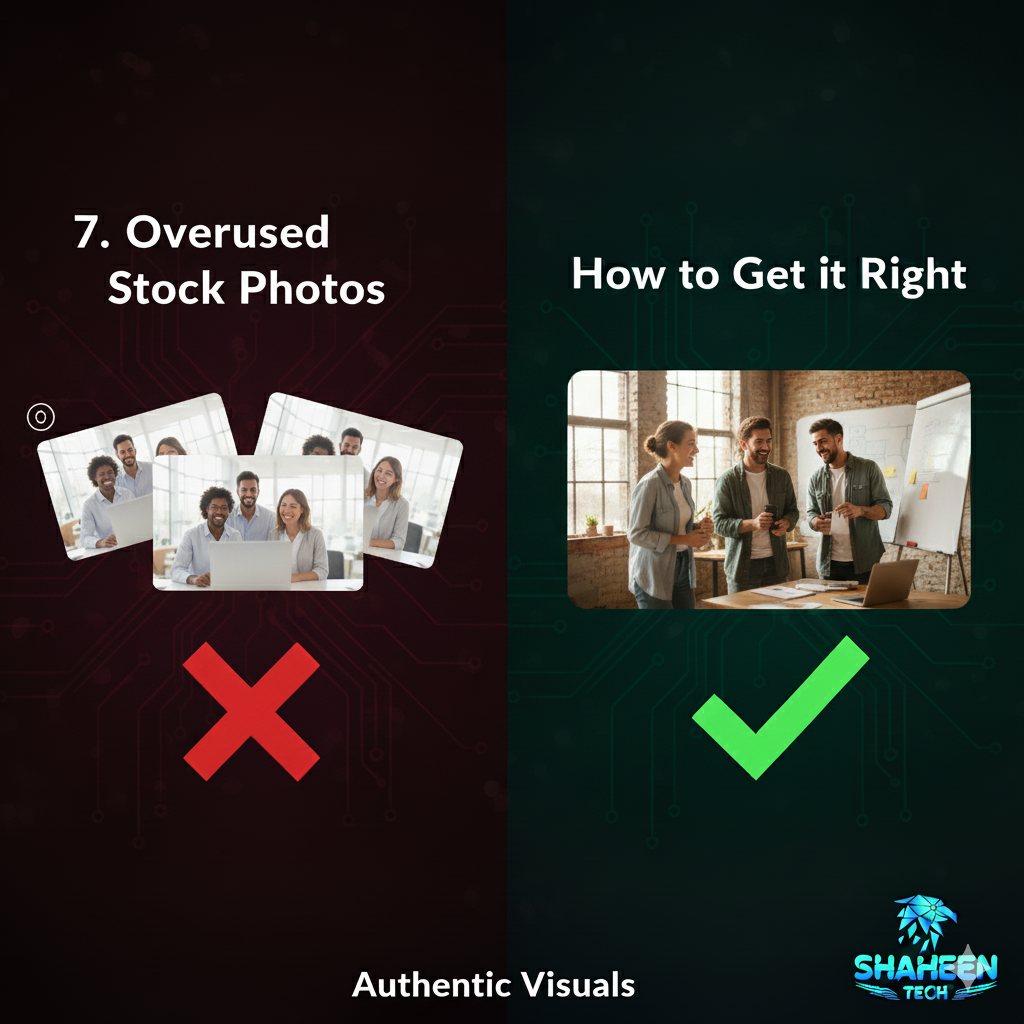 7. Overused Stock Photos