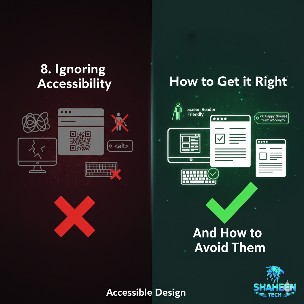 8. Ignoring Accessibility